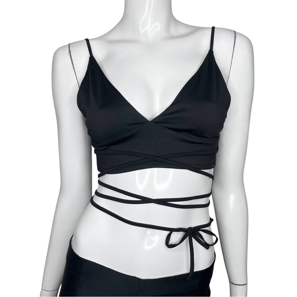 🤑 5/$25 Forever 21 Black Crop Tank Top